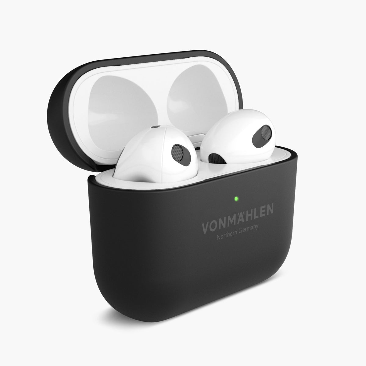 Vonmählen Thin Case – Schutzhülle – für Apple AirPods (4. Generation) – Schwarz