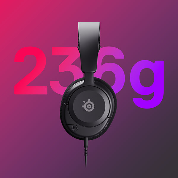 SteelSeries Arctis Nova 1 Gaming-Headset – Over-Ear, 3,5 mm Klinke, ANC, für PS5, Switch, Xbox Series X und andere