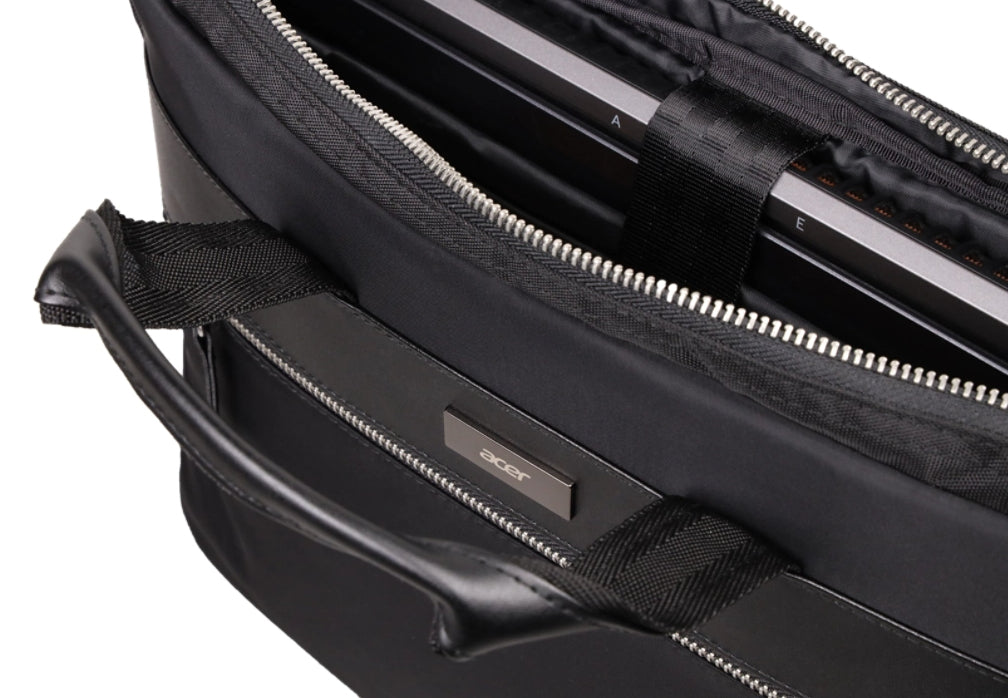 Acer Notebook-Tasche für Notebooks bis 15,6" – Trolley-Band, Reissverschluss – Schwarz