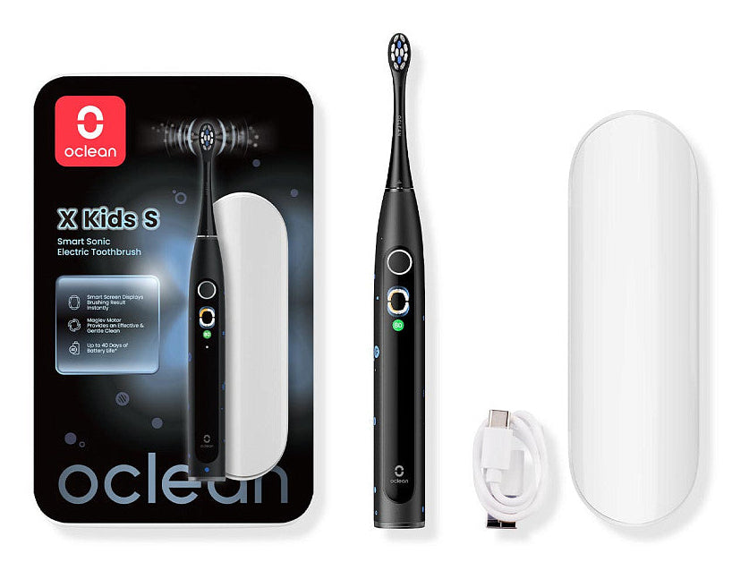 Oclean Schallzahnbürste X Kids – 5 Modi, IPX7 – Schwarz