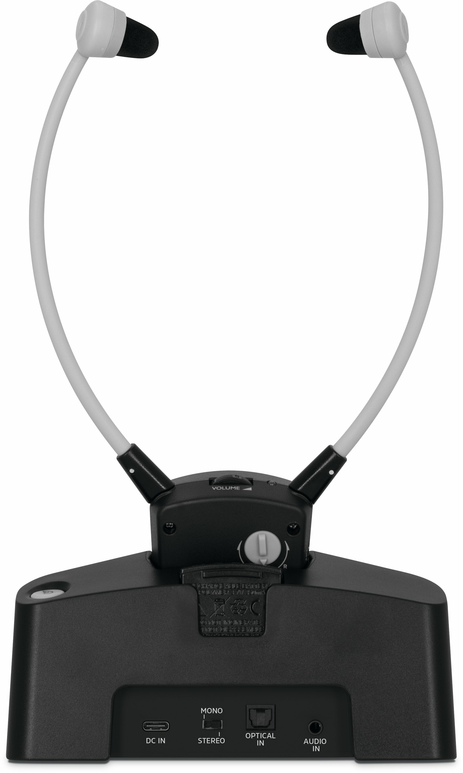 TechniSat Stereoman ISI 3 In-Ear Kopfhörer – Kabel + 2,4-GHz-Funk, 3,5 mm Klinke, Schwarz