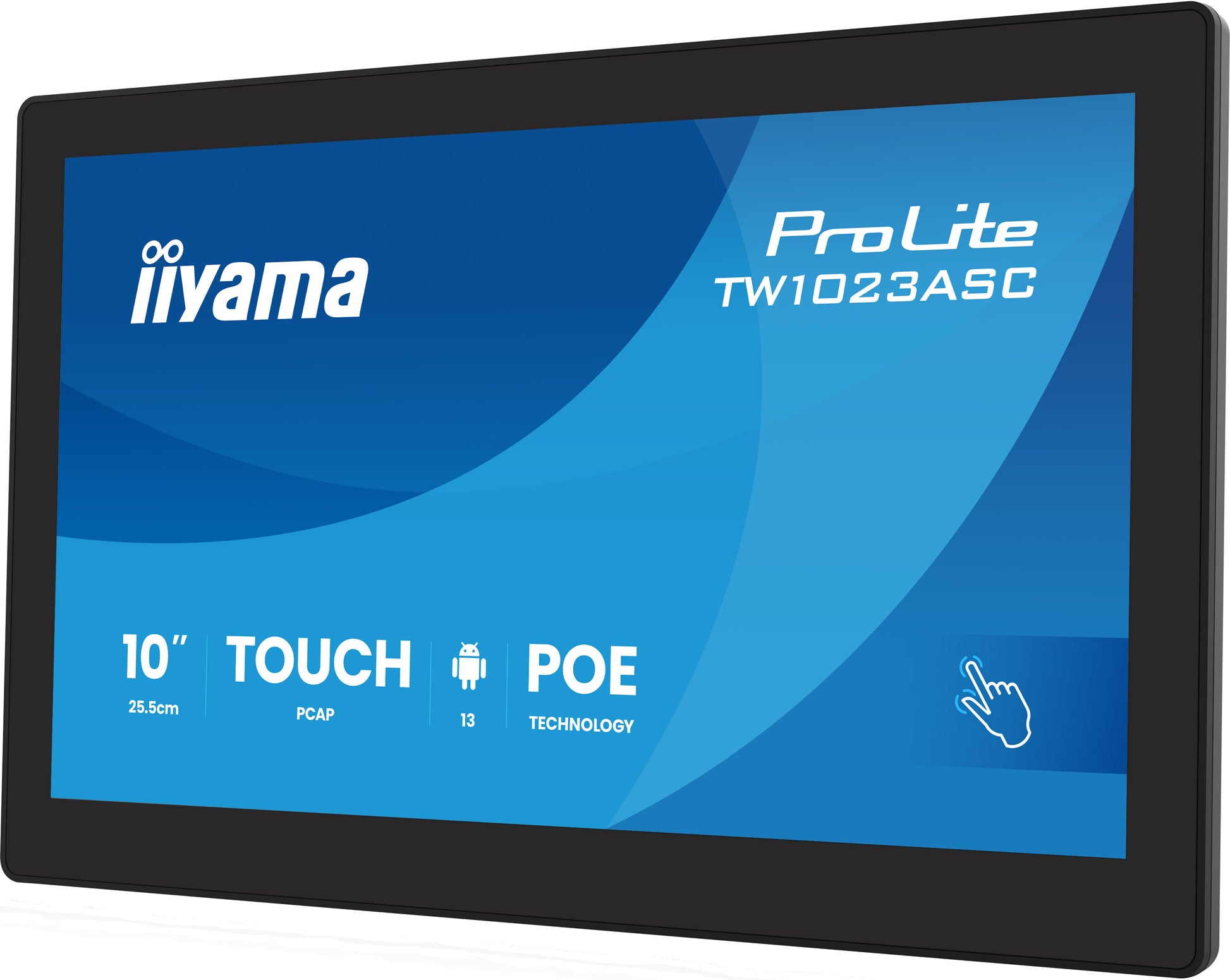 iiyama 10,1" 1280 × 800 Panel-Mount PCAP 10-Touch – 450 cd/m², HDMI, USB