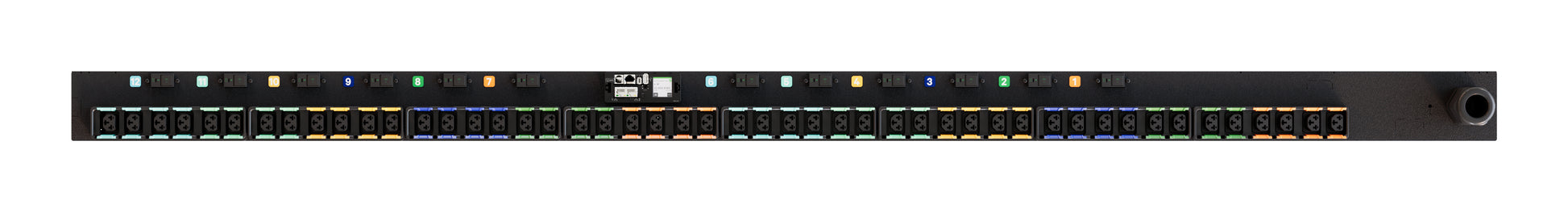 Vertiv Rack-PDU – Geschaltet, Outlet-Messung, 3-phasig, 0U, 63 A 240–415 V, 48×C13/C19, Schuko (Typ E/F), 3,05 m