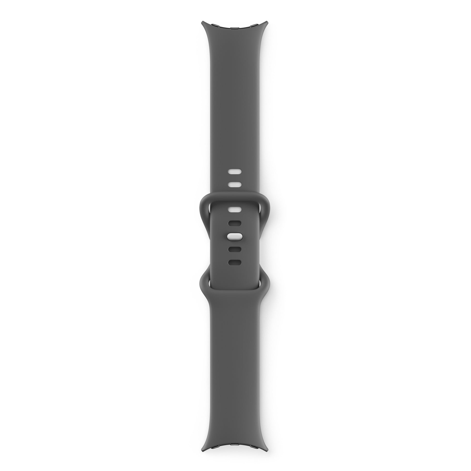 Google Pixel Watch – Smartwatch – 41 mm, GPS, AMOLED, Gorilla Glass 5, 5 ATM, Silber/Charcoal, Bandgrösse S/L