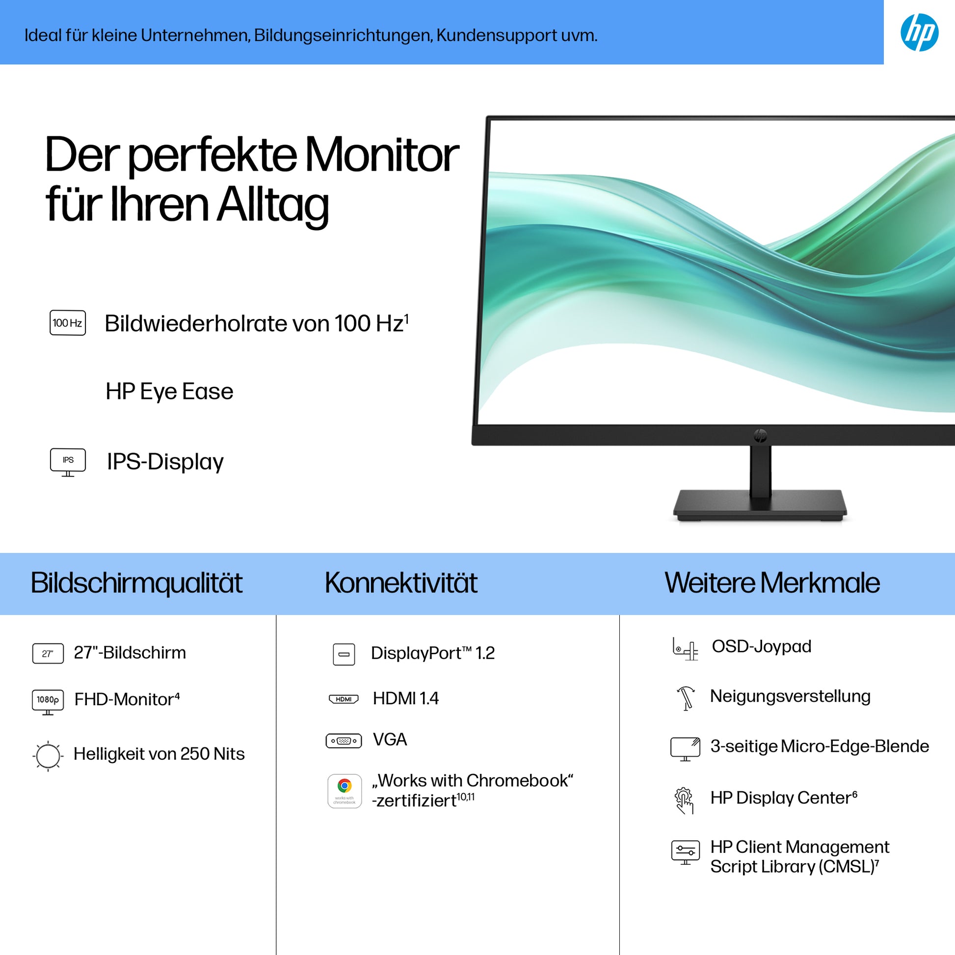 HP 327pf Serie 3 Pro – Monitor, LED