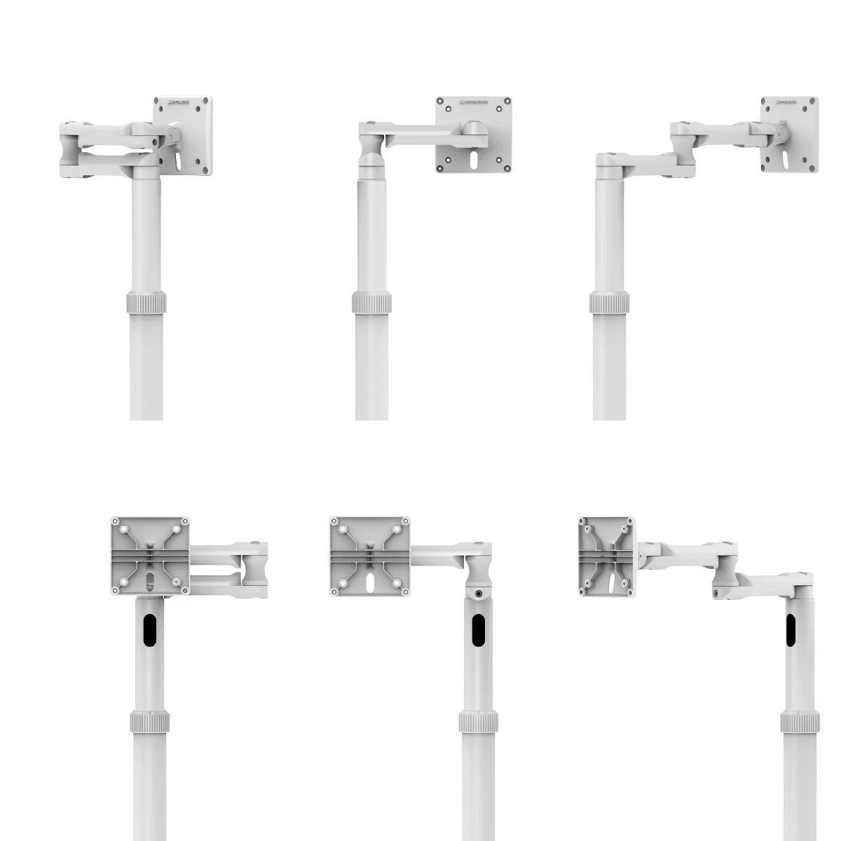 Compulocks Multimedia-Wagen – Rise Freedom Extended, iPad 10.9" (10. Gen.), Weiss