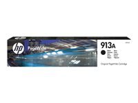 HP 913A Schwarz Tintenpatrone (Original) – 3'500 Seiten – für HP PageWide 352/377/P55250, PageWide Pro 452/477