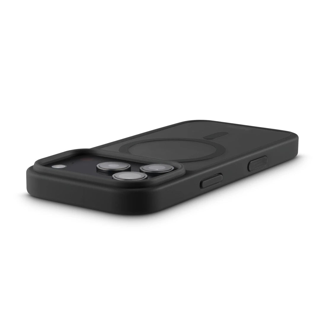 Hama Frame Protect – Backcover – für Apple iPhone 17 Pro – MagSafe, PC+TPU, schwarz/transparent