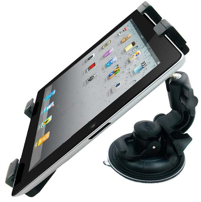 CoreParts Tablet-Tischhalterung – für 7–10" Tablets – Saugnapf, 360° drehbar – Schwarz