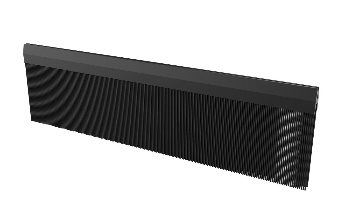 Lanview 19" Rangierpanel, 1U, Bürstenleiste, vormontiert, 300×70×20 mm – schwarz