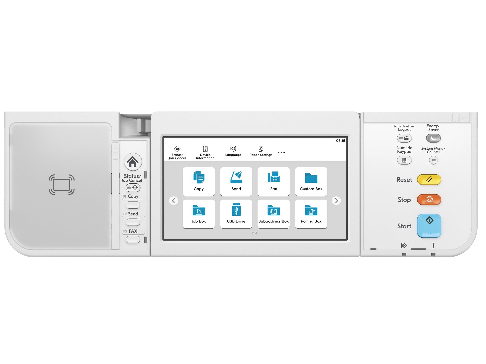 KYOCERA ECOSYS MA5500ifx – S/W Laser-MFP A4, 4-in-1 – USB/LAN – Duplex, Duplex-ADF – 55 ppm S/W