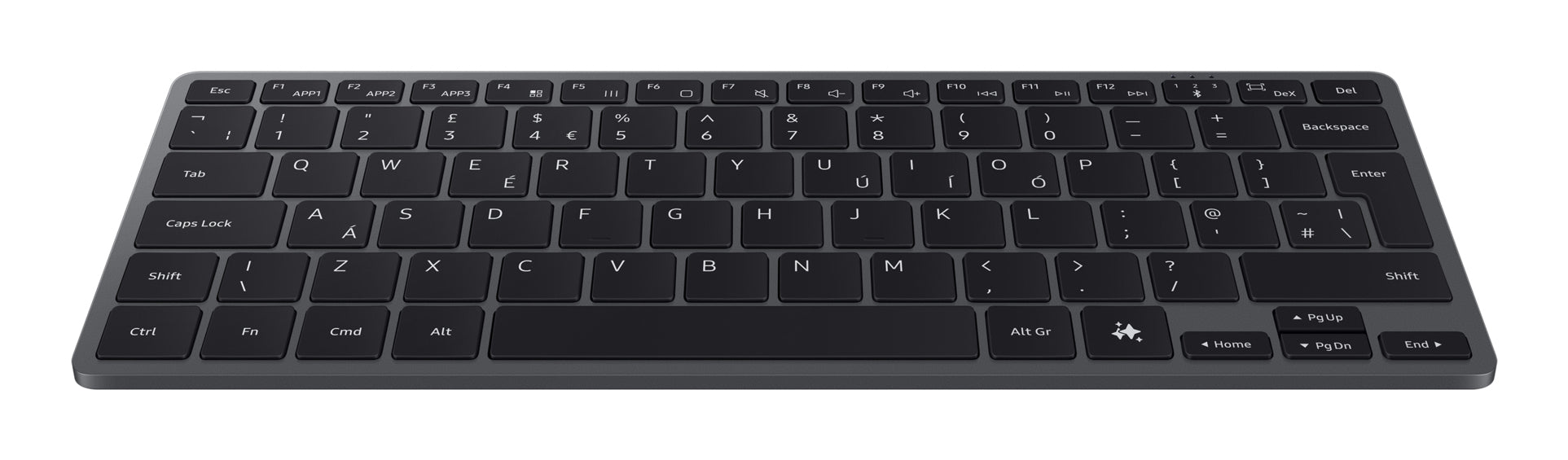 Samsung EJ-B7800 – Tastatur – Bluetooth 5.4 – QWERTZ (DE) – ohne Ziffernblock – grau