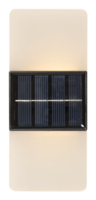 Star Trading Aussenwandleuchte – 2700–6500 K – IP44 – Solarbetrieb – Dämmerungssensor, dimmbar – Weiss