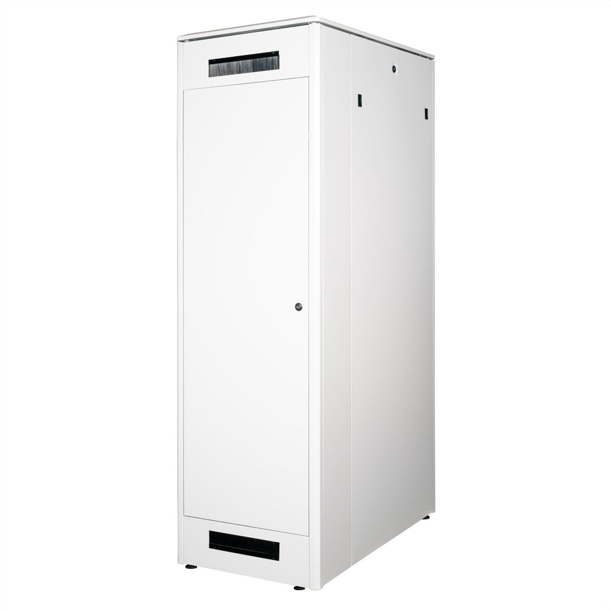 ROLINE Pro – 19" Netzwerkschrank 42U, IP20, abschliessbar, 600 × 1000 × 2053 mm, lichtgrau, Stahl