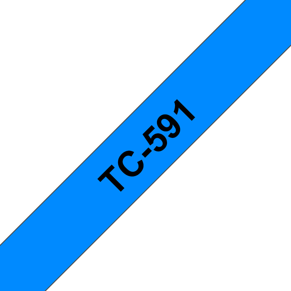 Brother Schriftband – 9 mm × 7,7 m, Blau, Schwarz