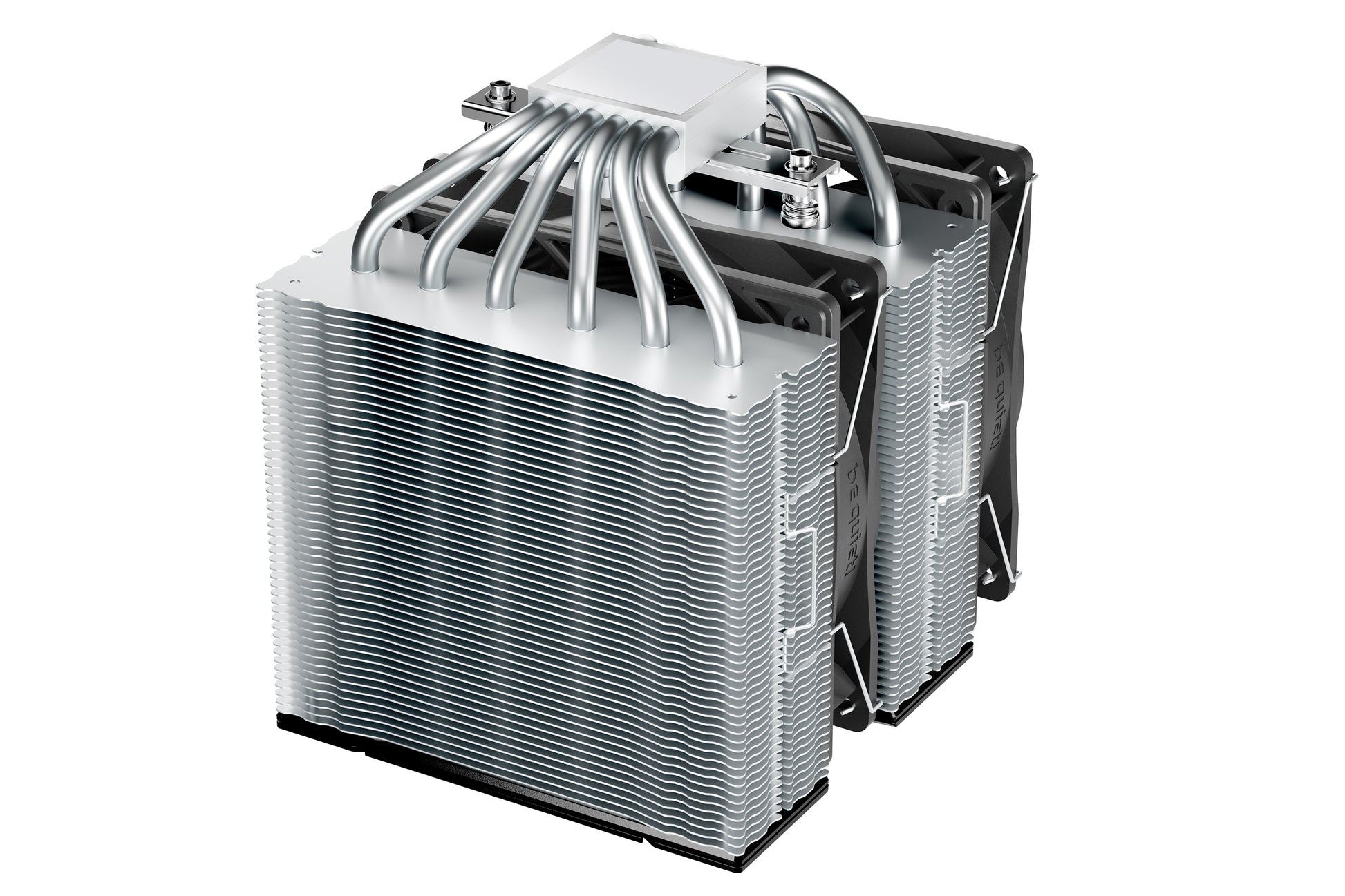 be quiet! be quiet Pure Rock Pro 3 – CPU-Kühler – 2×120 mm, 250 W TDP, für LGA 1700, AM5, AM4 und andere, Silber