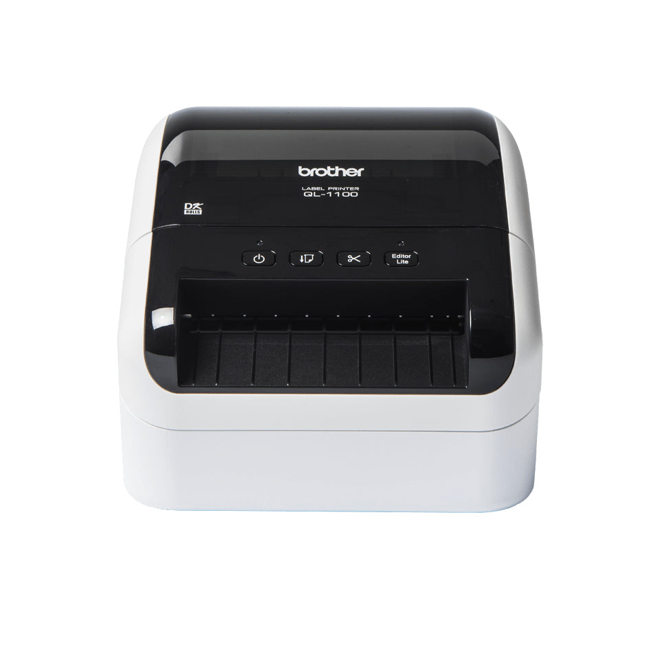 Brother QL-1100C – Etikettendrucker, Thermodirekt, bis 110 mm, USB, 300 × 300 dpi
