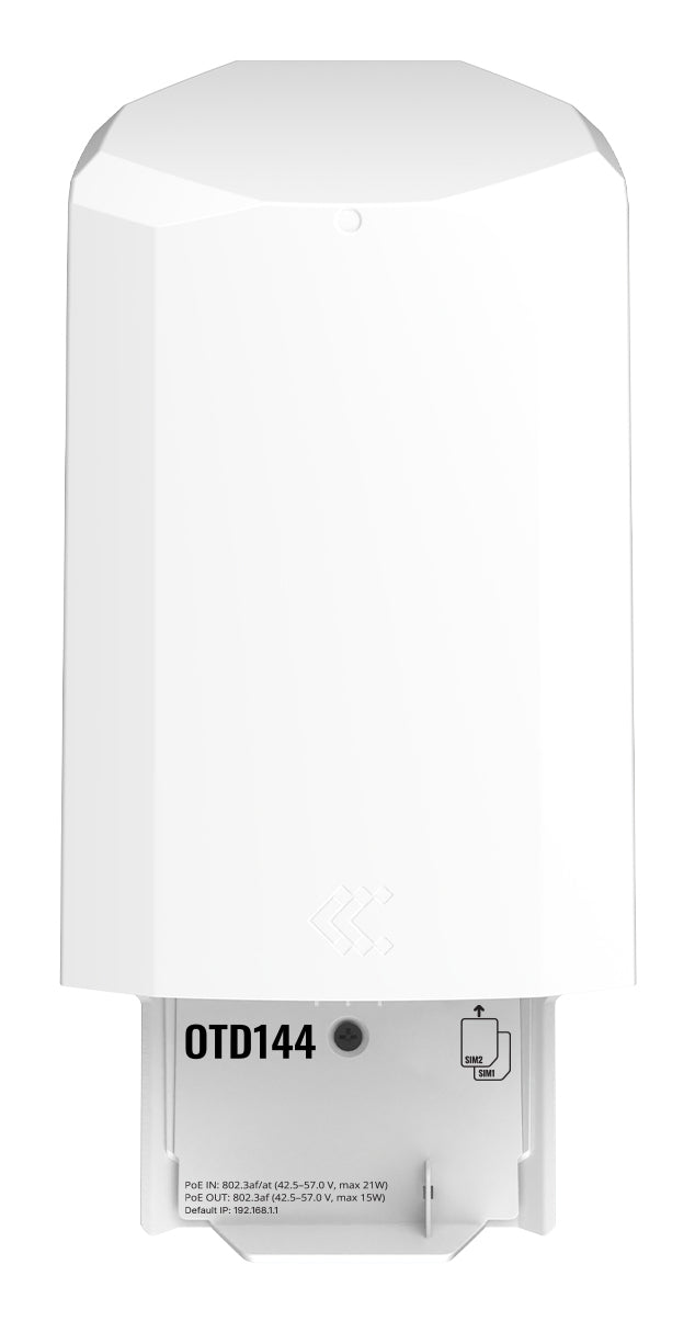 Teltonika OTD144 – 4G Router, Wi‑Fi 4 (2,4 GHz), 2× Fast Ethernet, Dual‑SIM, PoE, Outdoor, IP55