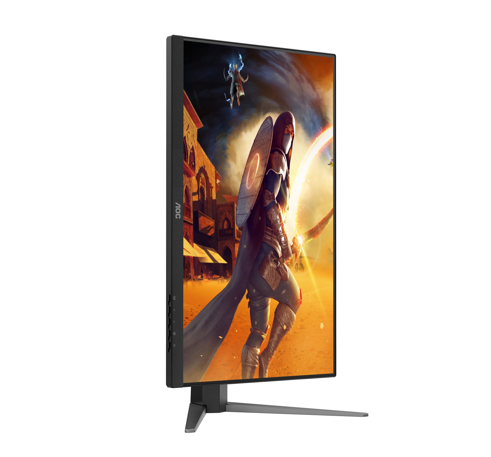 AOC 27G4HA – Monitor, 27", 1920 × 1080 (Full HD), IPS, 200 Hz, Adaptive Sync, Integrierte Lautsprecher, Rot