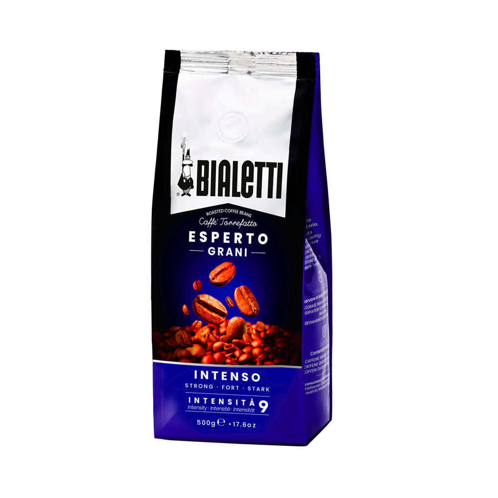 Bialetti Intenso – Kaffeebohnen – Café Crème, Intensität 9, 500 g