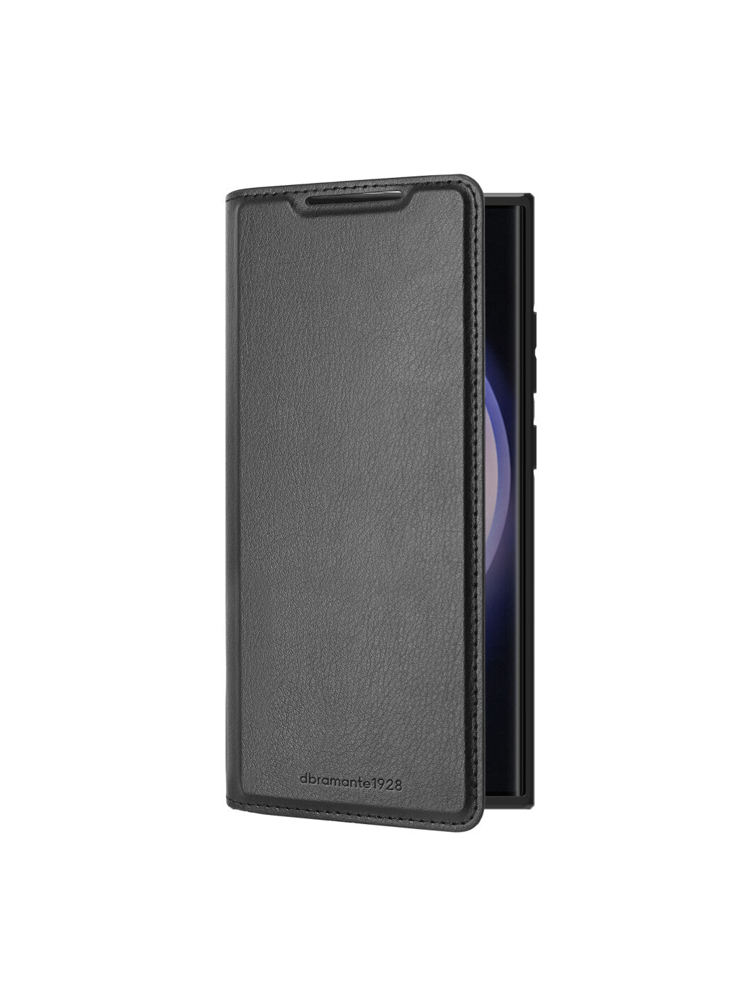 dbramante1928 Oslo Wallethülle – für Samsung Galaxy S24 Ultra, mit Ständer, 1 Kartenfach, PU, Schwarz