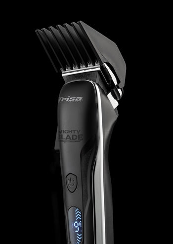 Trisa Bart- und Haarschneider – 0,6–14 mm, 5 Stufen, Akku 180 min – Schwarz