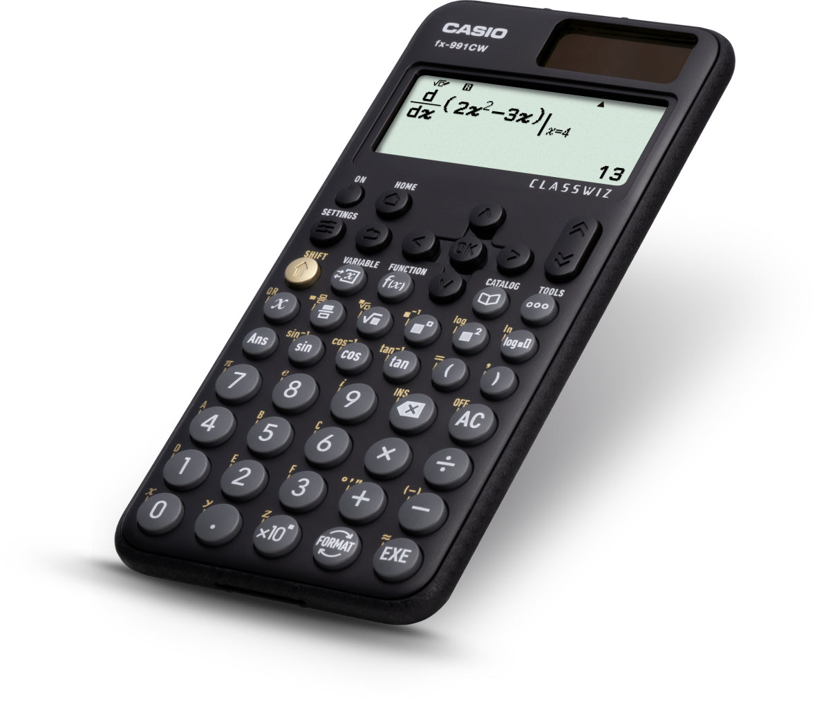 Casio Taschenrechner FX-991CW – 12-stellig, LCD, Batterie, Schwarz, 77×107×162 mm