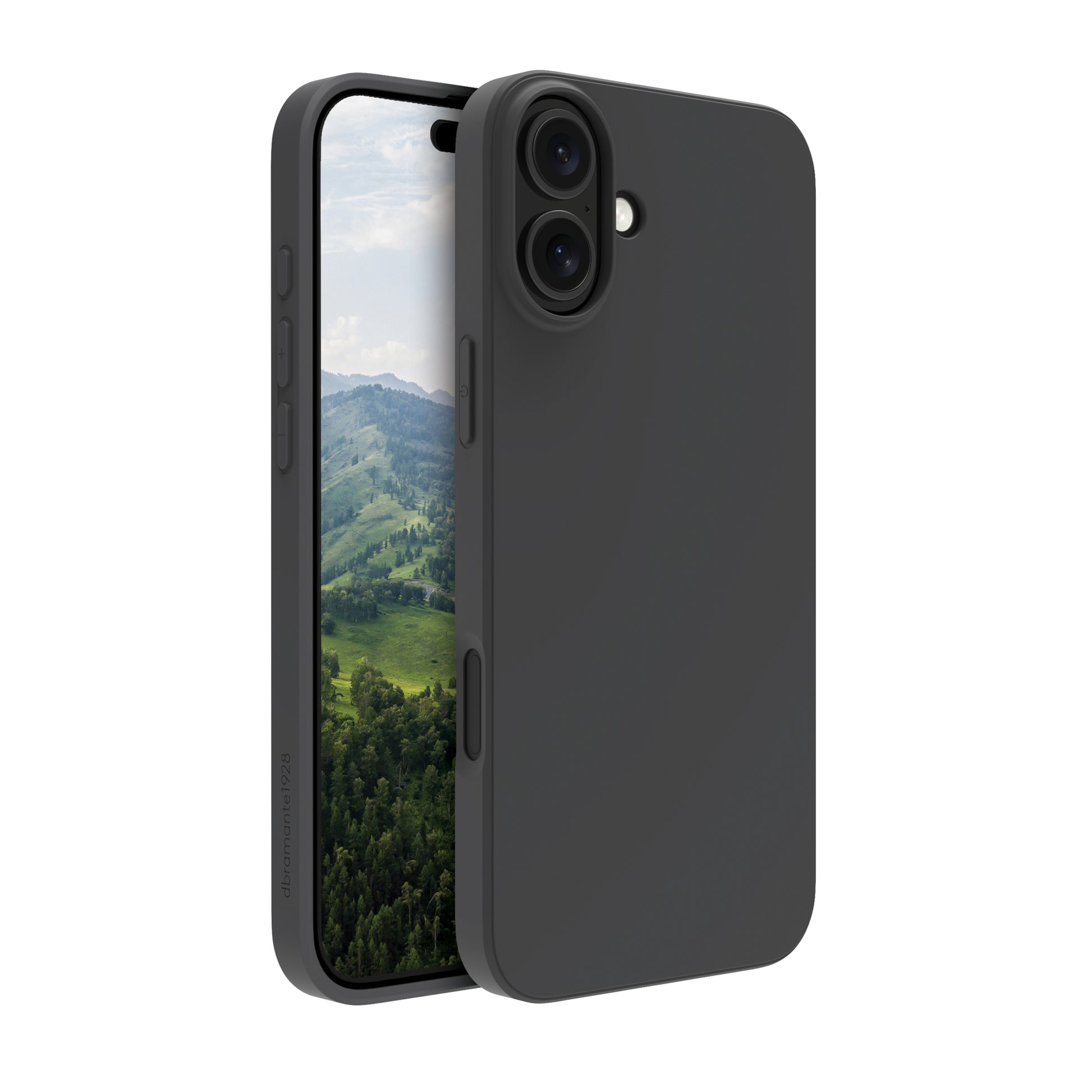 dbramante1928 Greenland – Backcover – für Apple iPhone 16 Plus, Recycling-Kunststoff, Night Black