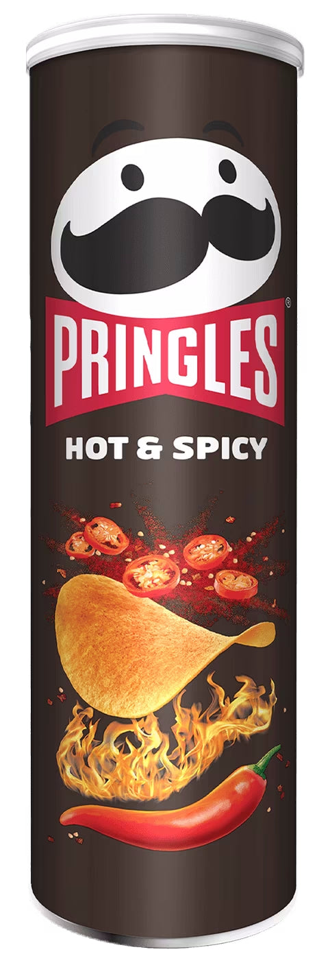 Pringles Chips – Paprika, scharf – 185 g