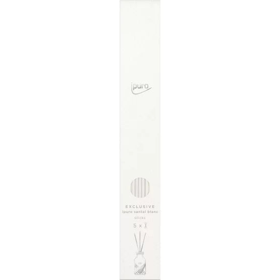 ipuro Santal Blanc – Duftstäbchen, 5er-Pack
