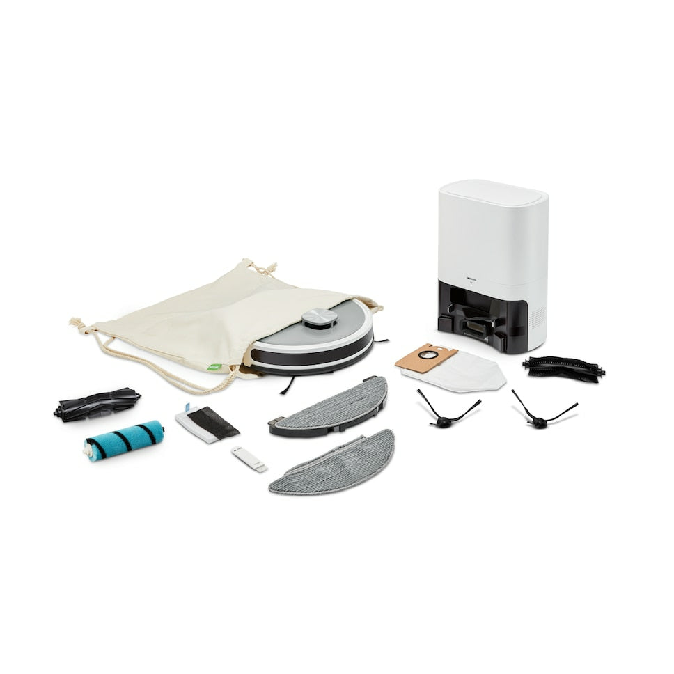 MEDION Robotersauger X21 – 0,6 l, Akkubetrieb, 3,0 kg, für Amazon Alexa