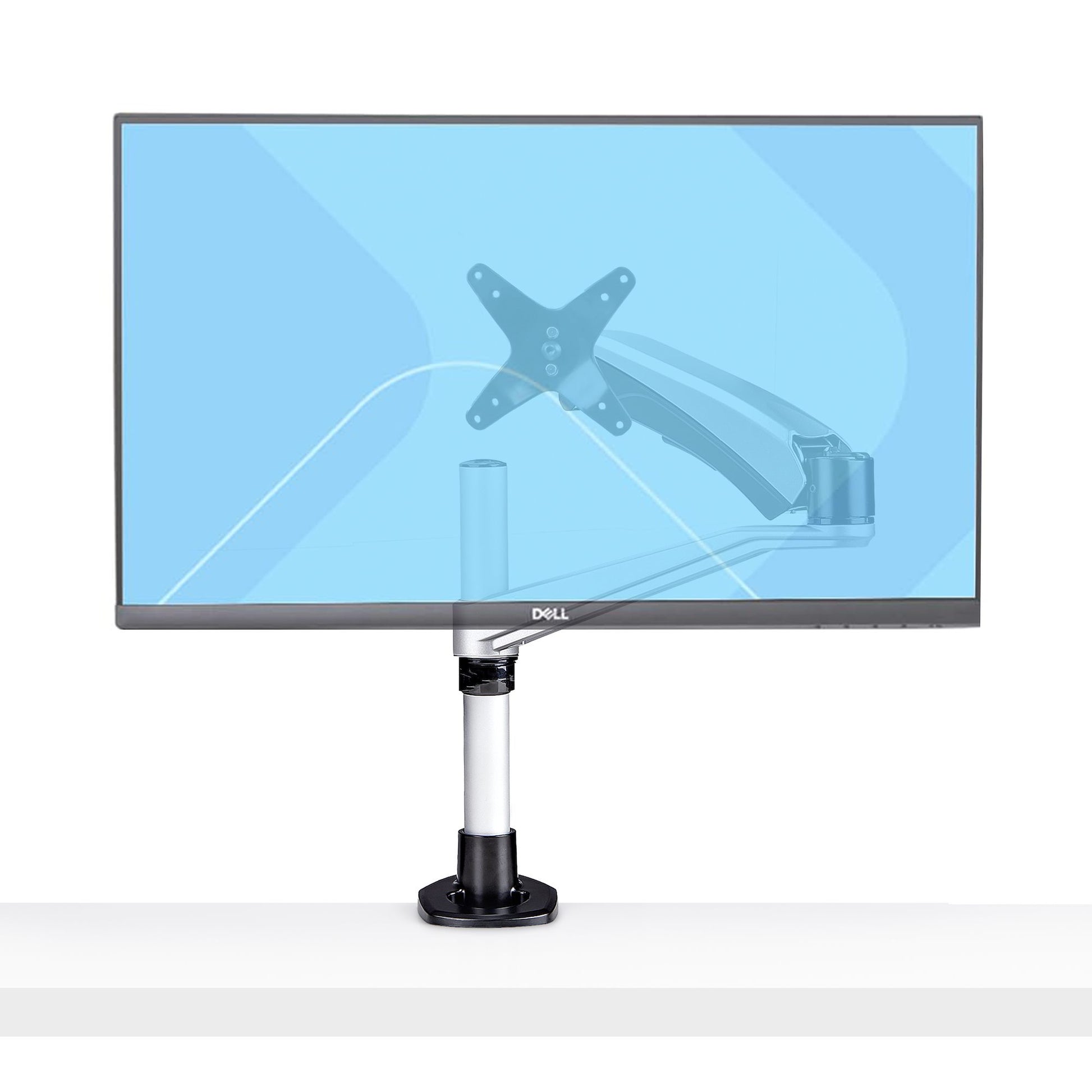 StarTech.com Monitorarm Tischhalterung – Klemme/Durchführung – 1 Monitor – 17–30" – VESA 75×75/100×100 mm