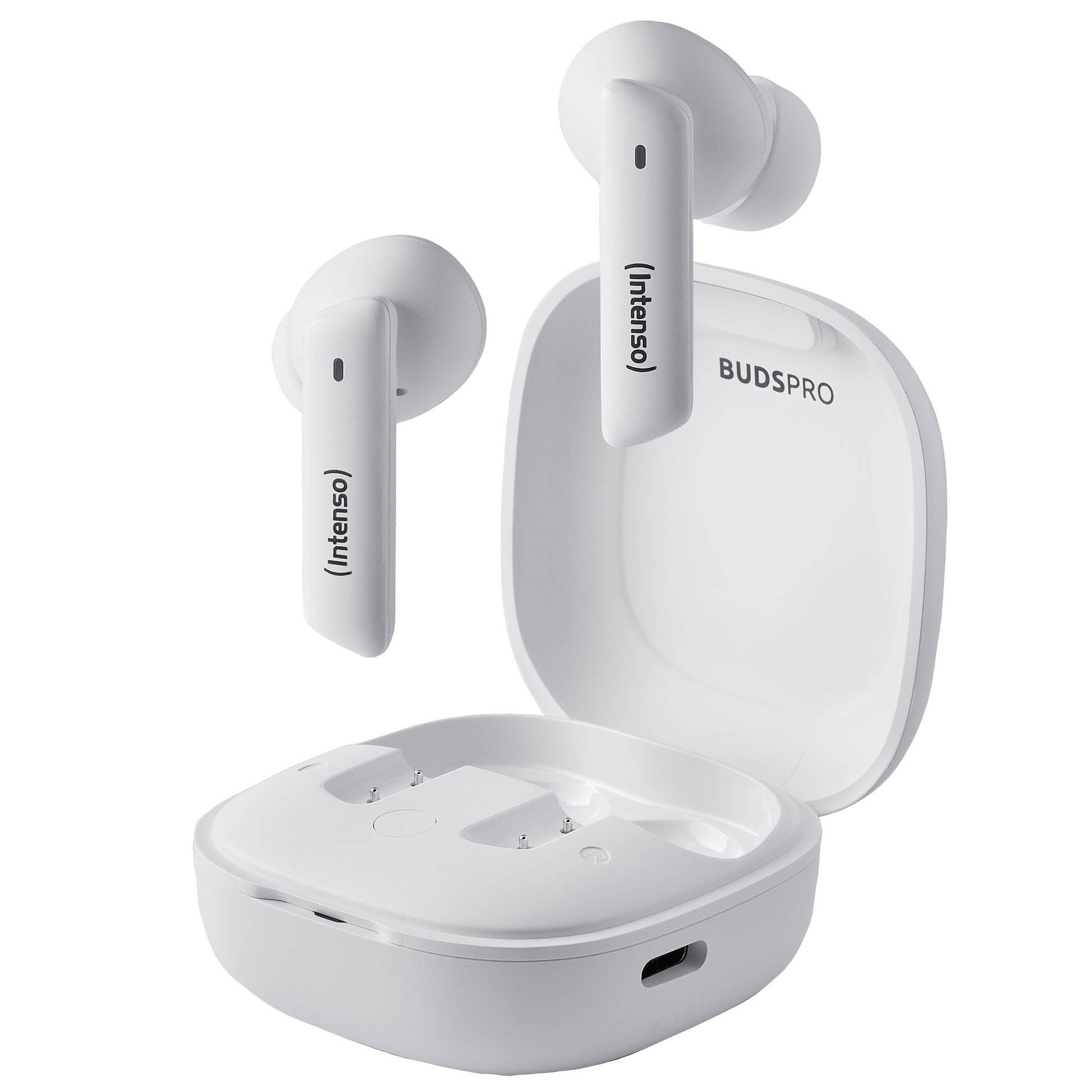 Intenso T502AE TWS In-Ear – ANC, mit Ladecase, Weiss, BT 5.3