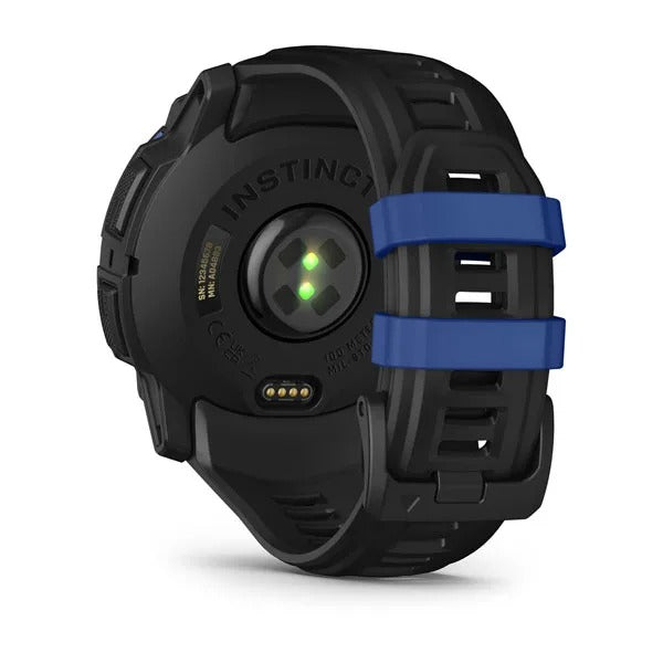 Garmin Instinct 3 50 mm GPS – Aluminium Schwarz, Sportarmband, 100 m, für iPhone