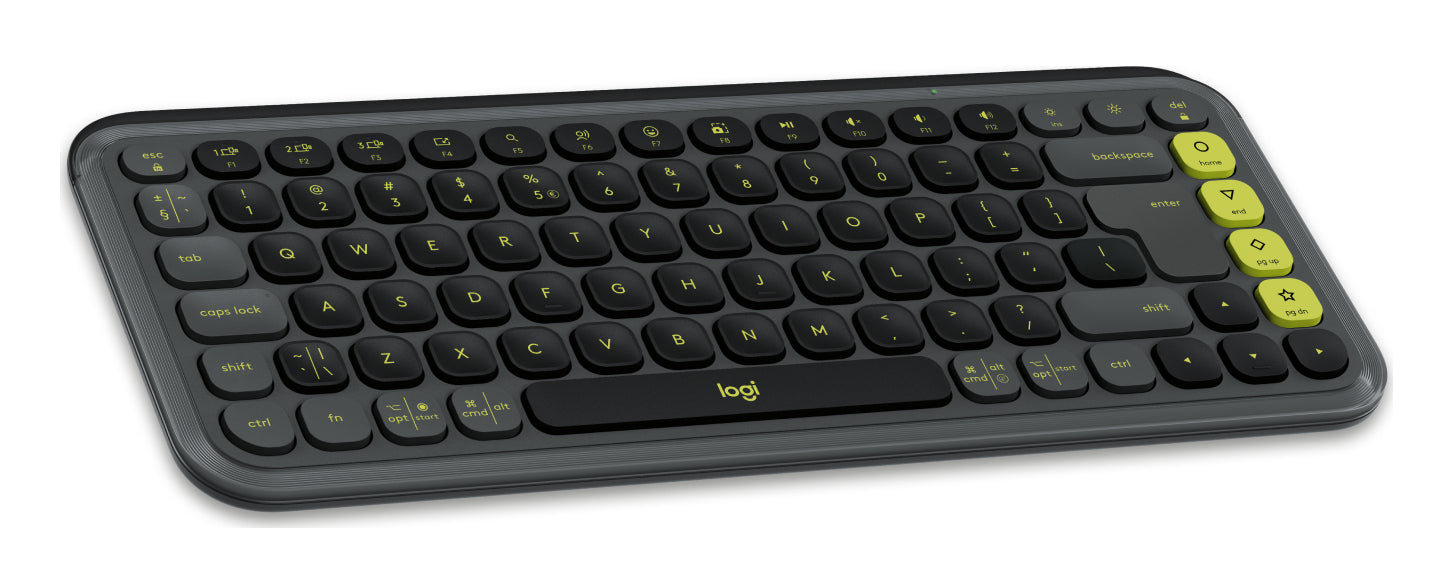 Logitech POP Keys – Tastatur, US-Layout (EN), Grau