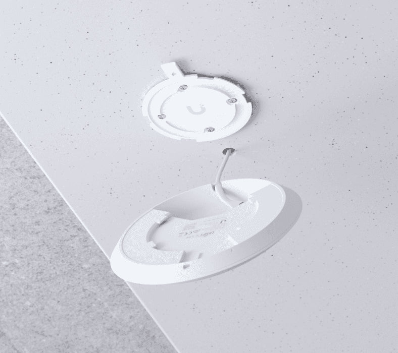 Ubiquiti UniFi U6-Plus (U6+) – Wi-Fi 6 Access Point, Dual-Band (2,4/5 GHz), 1× GbE, PoE, Decke, Weiss