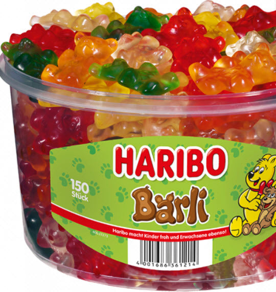 Haribo Bärli Fruchtgummi – 1,2 kg