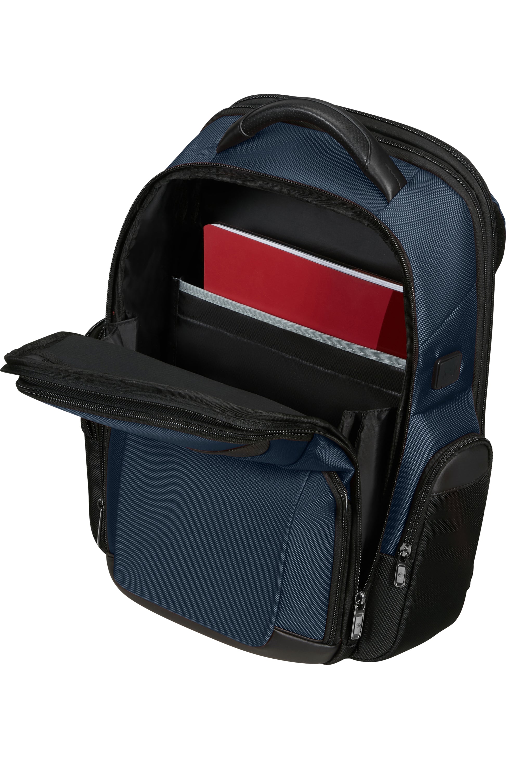 Samsonite Pro-DLX 6 3V – Notebook-Rucksack – für 15,6" Notebook, 21–26 l, Nylon, Blau