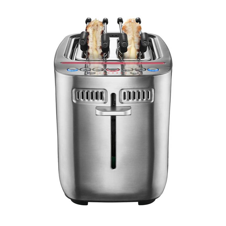 Solis Sandwichtoaster 8003 – 1635 W, 2 Scheiben, 7 Bräunungsstufen – Edelstahl