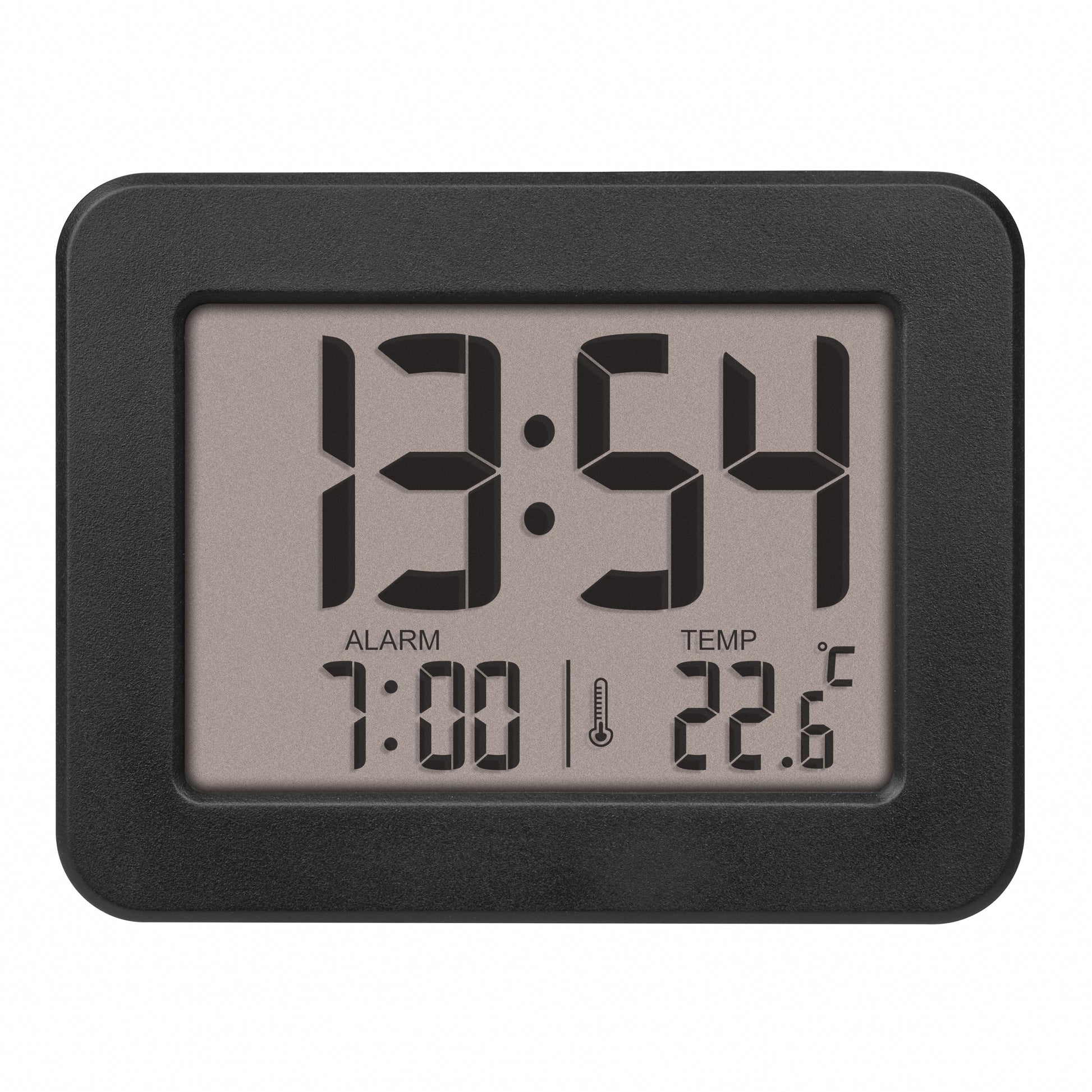 TFA-Dostmann TFA Dostmann Digitalwecker – Thermometer, 2,5 × 7,2 × 5,6 cm, schwarz