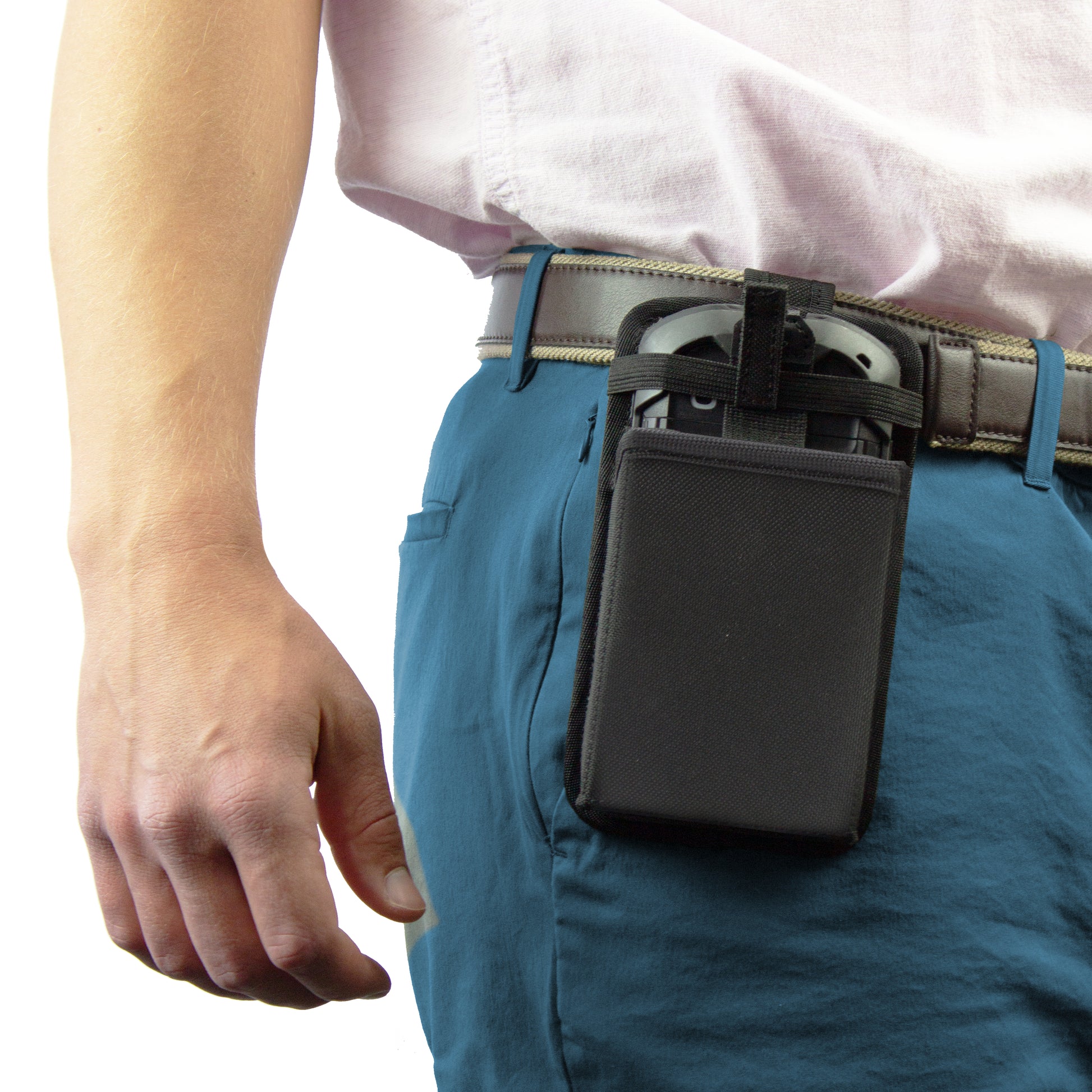 InfoCase FM-HLSTR-TC5X-PD20 – Holster für Zebra TC52/TC57 und PD20, Schwarz