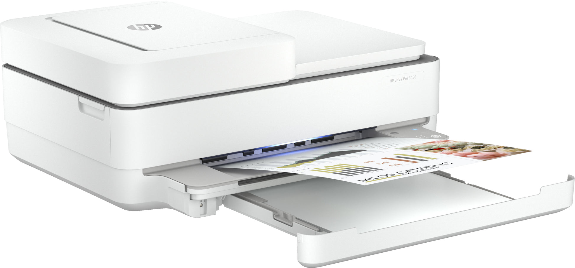 HP ENVY Pro 6420 – Farbtintenstrahl-Multifunktionsdrucker, A4, 4-in-1, Duplex, ADF, WLAN, AirPrint, Mopria