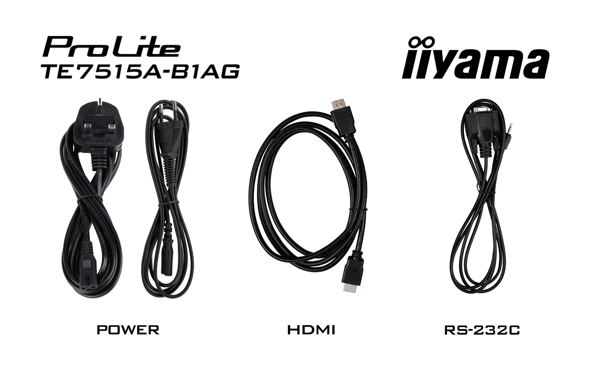 iiyama TE7515A-B2AG – 75" Touch, 3840 × 2160 (4K), VA, USB-C 100 W, LAN