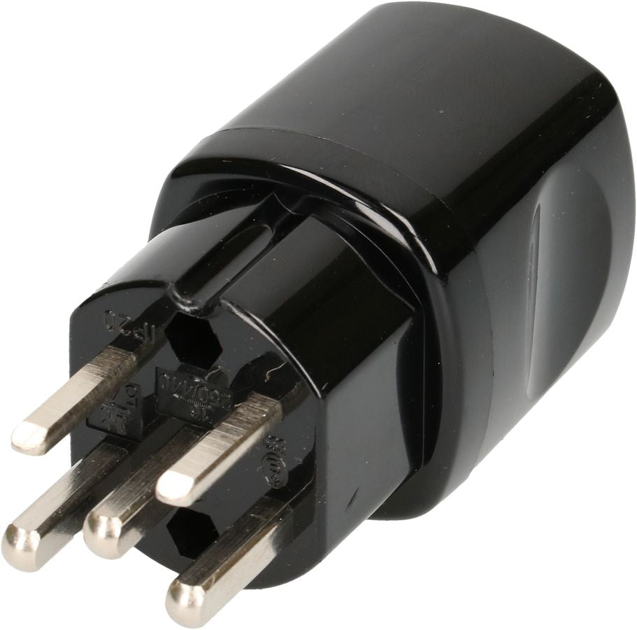 Max Hauri AG Max Hauri Adapterkabel T25 zu Schraubklemme, 16 A 400 V, Kunststoff – schwarz