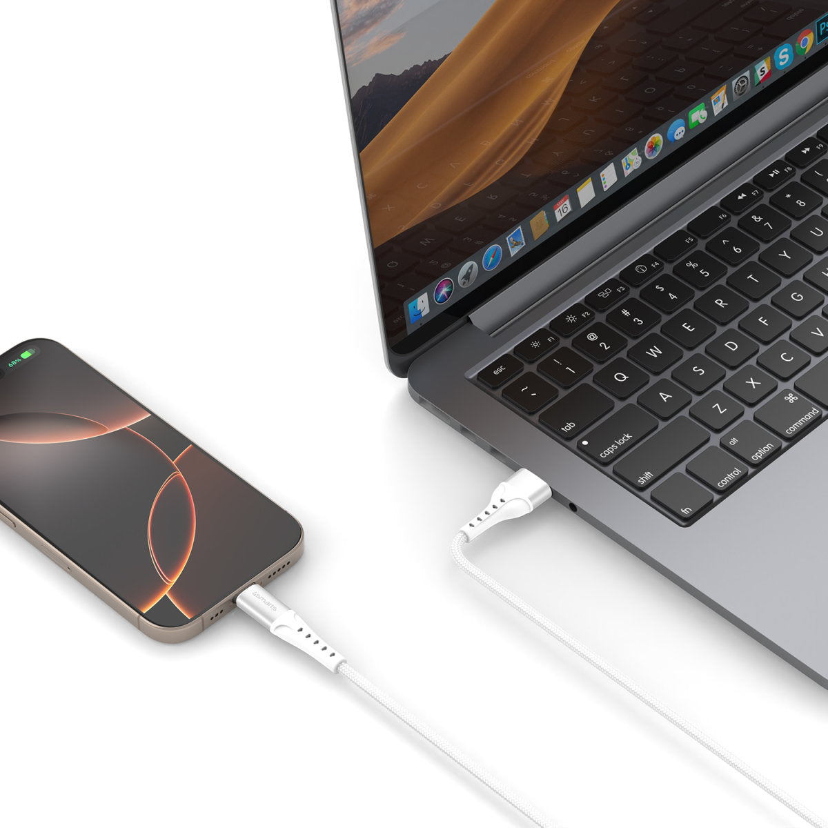 4smarts Kabel – USB-A auf USB-C 1,5 m, PD 18 W – für USB-C Geräte