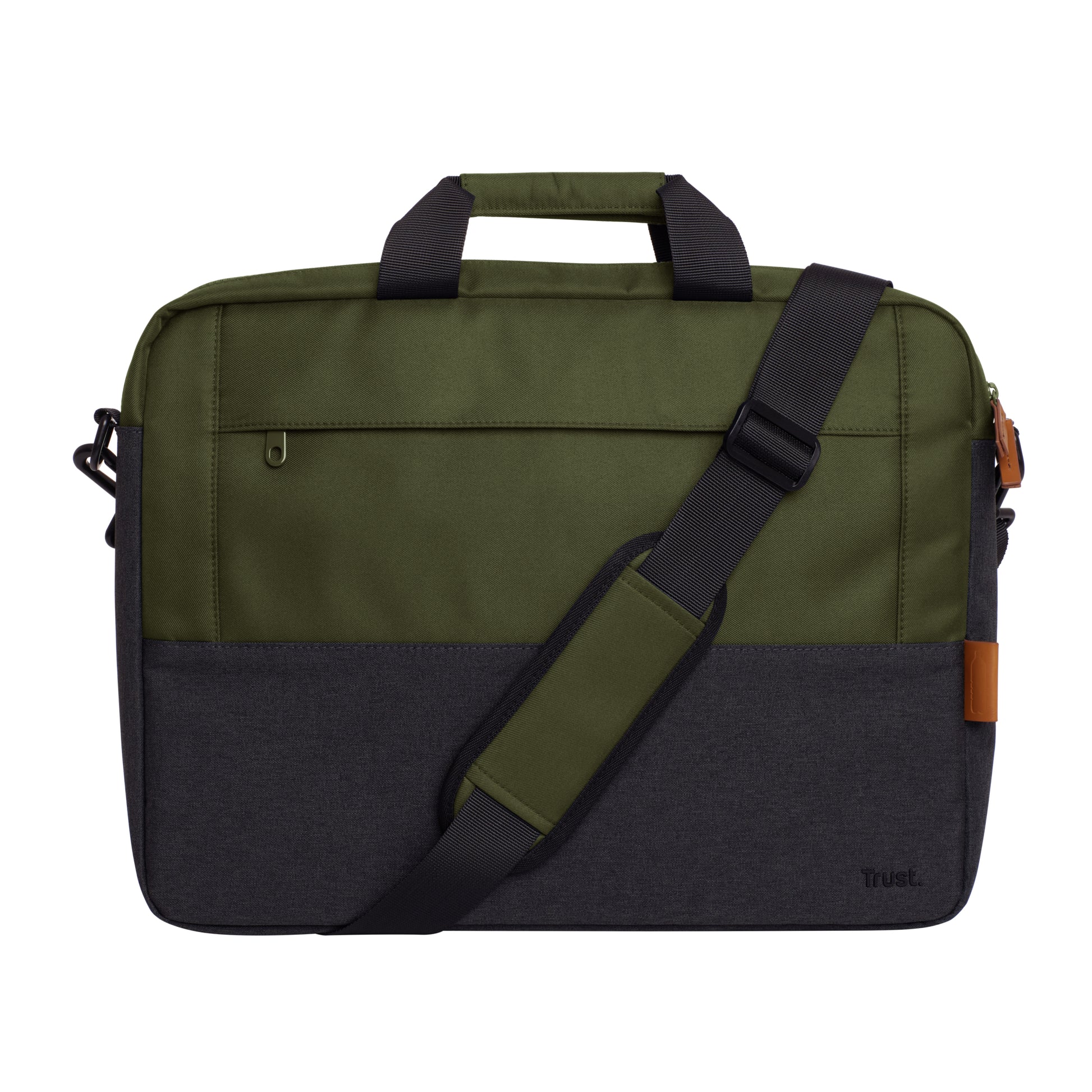 Trust Notebook-Tasche bis 16" – Wasserdicht, abnehmbarer Schultergurt – Grün