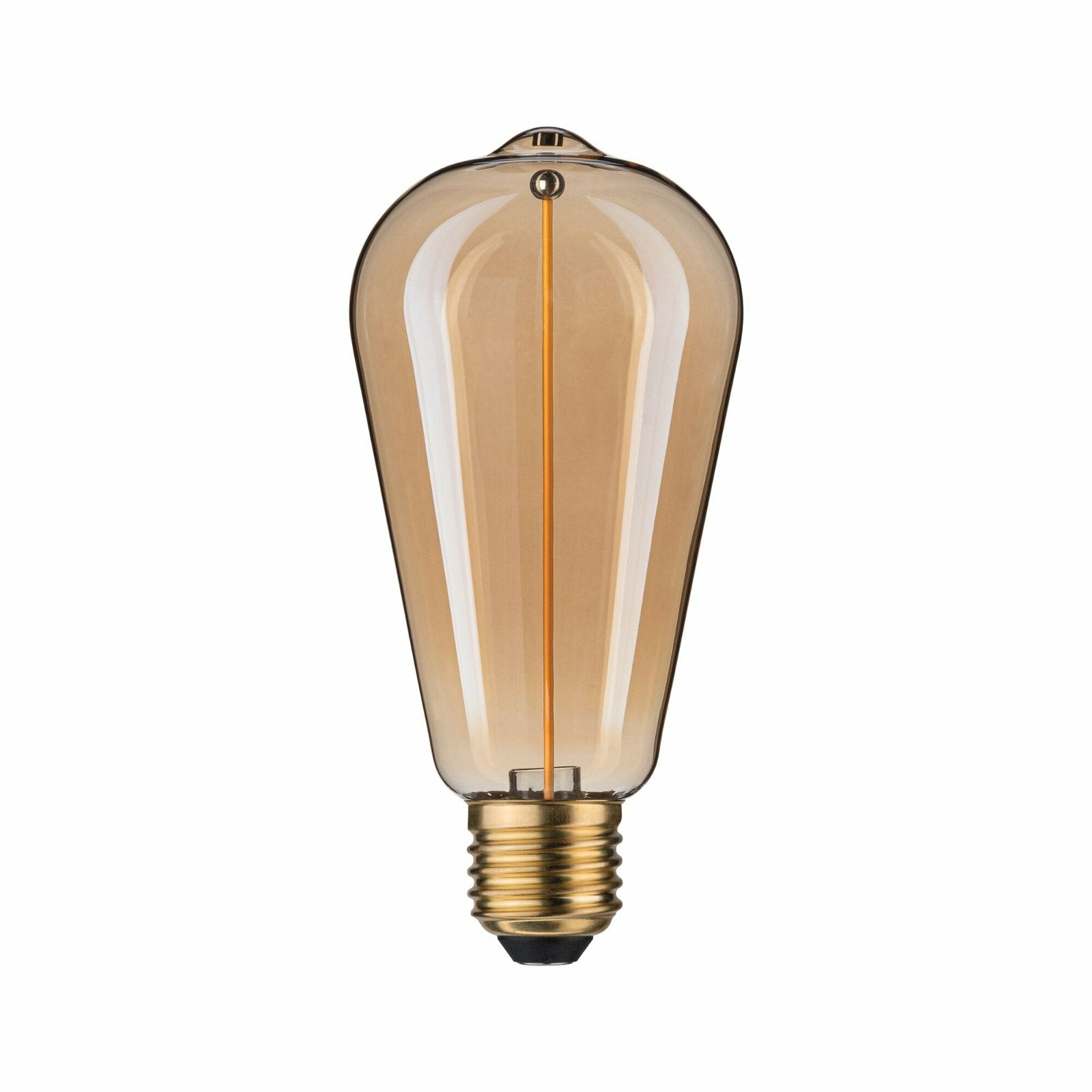 Paulmann LED-Leuchtmittel E27 Kolbenform – Warmweiss 1800 K, 140 lm, 2,8 W – IP20 – 1 Stk., Gold, Glas