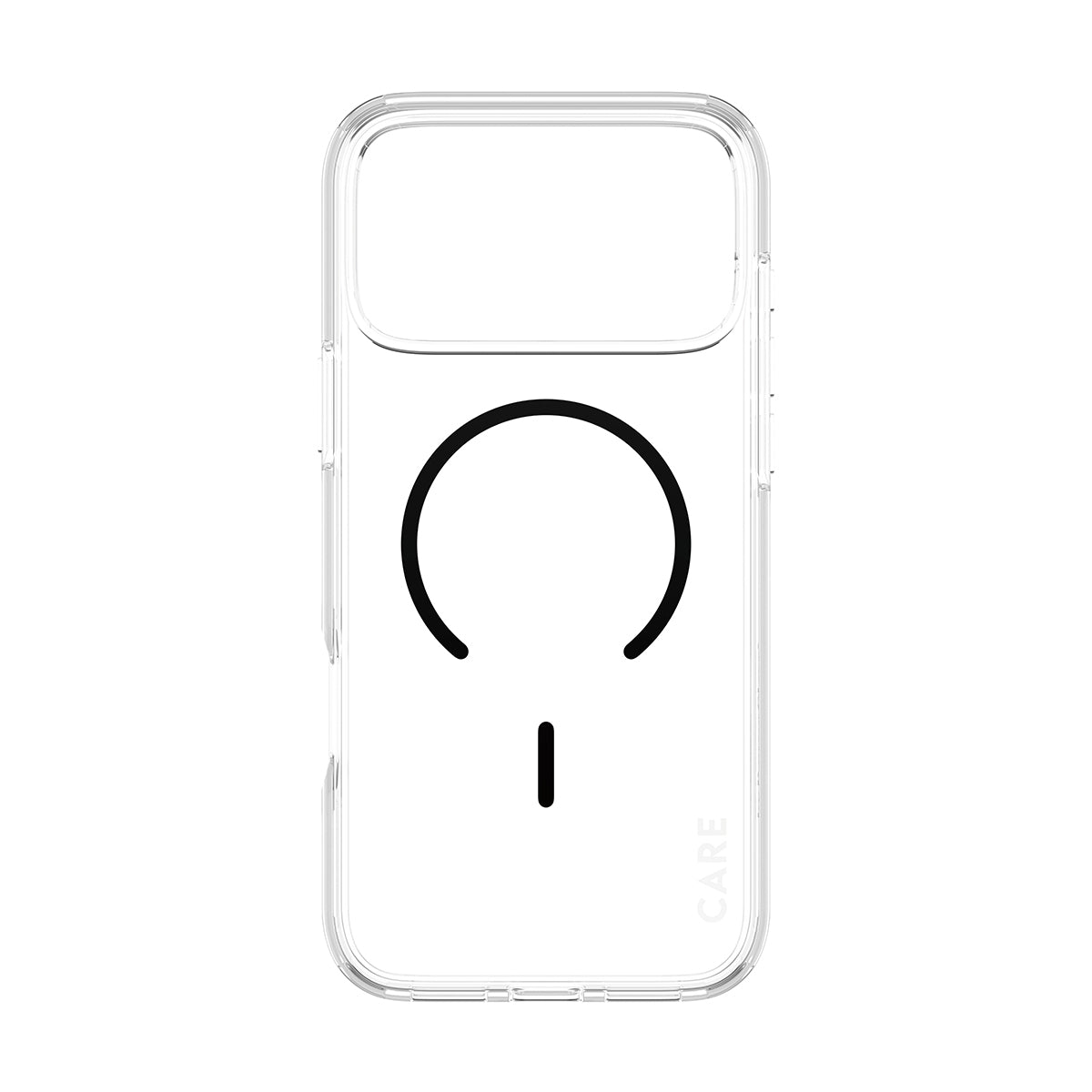 PanzerGlass Backcover – für Apple iPhone 17 Pro Max – transparent/schwarz – MagSafe kompatibel