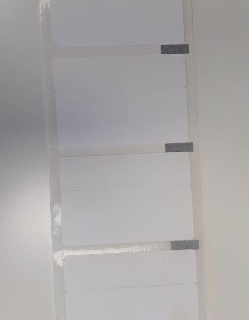 Capture Rollenetiketten, 70 mm × 20,1 m, weiss, unbeschichtet, permanent, 4 Rollen
