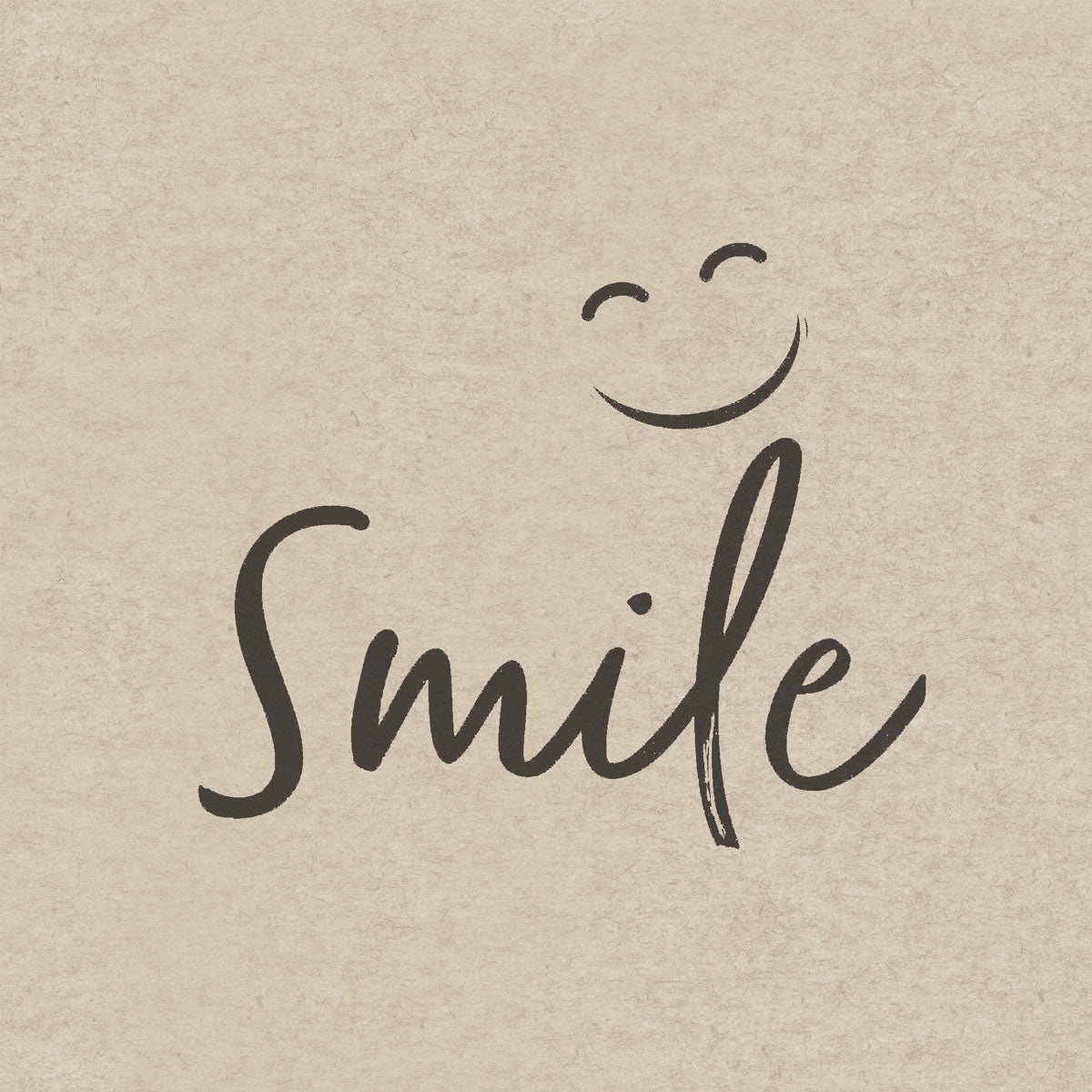 Paper + Design Servietten Natural Smile – 33 × 33 cm, 3-lagig – 25 Stück